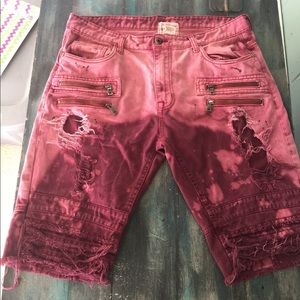 Smoke Rise Moto Shorts